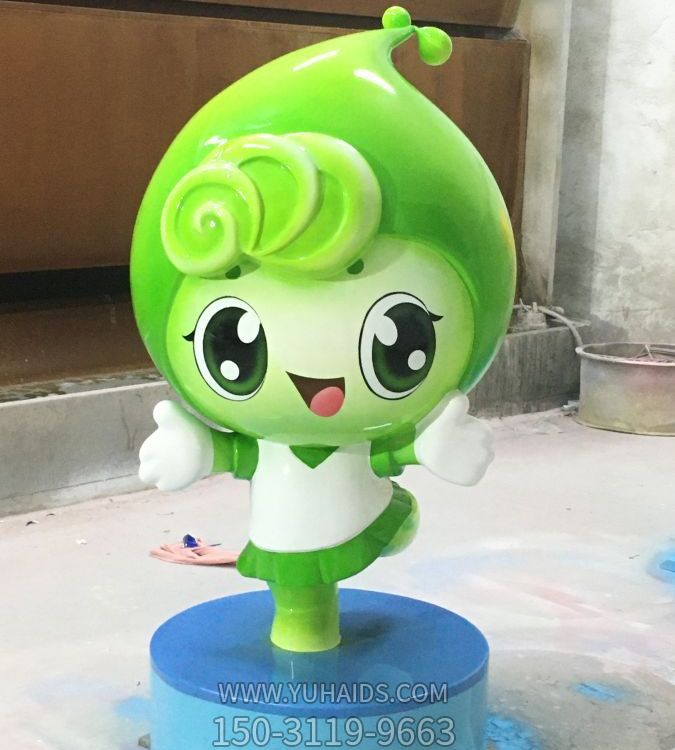 商场美陈装饰品摆件玻璃钢彩绘卡通公仔博鱼网页版