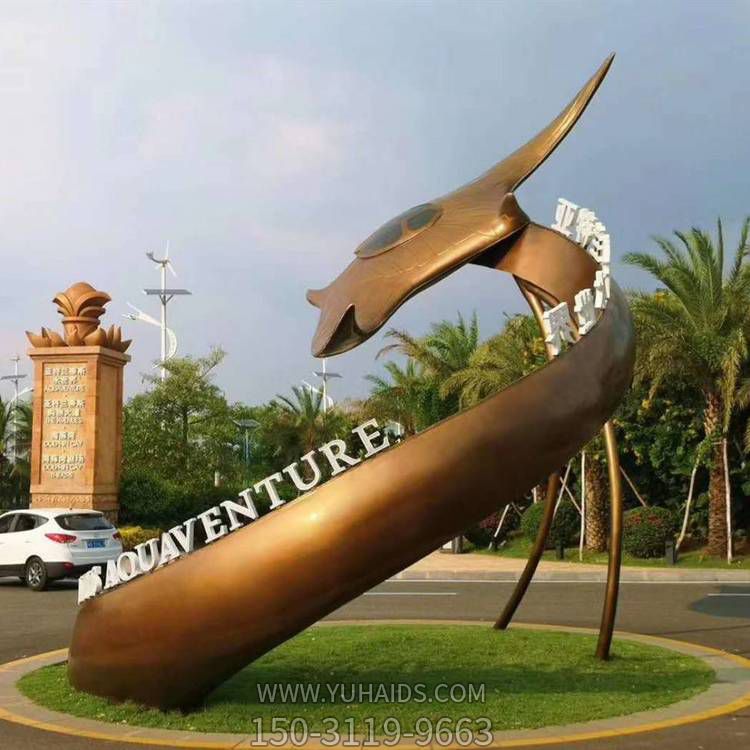 广场异性不锈钢户外大型景观博鱼网页版