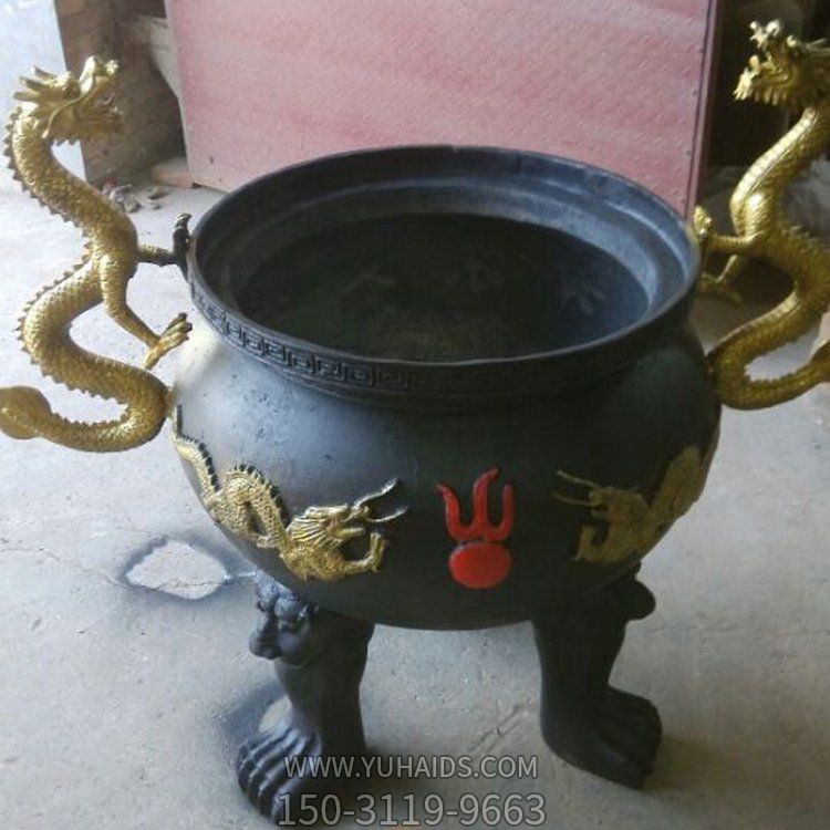 铜雕户外寺庙大型香炉博鱼网页版