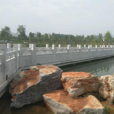 户外河道大理石石雕园林栏杆栏板博鱼网页版摆件