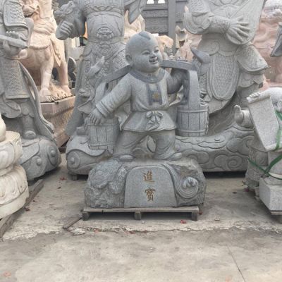 大理石石雕景观吉祥娃娃博鱼网页版