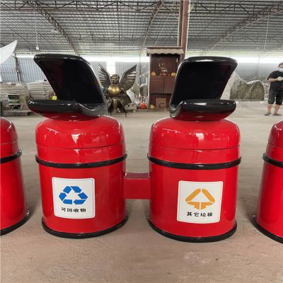 玻璃钢灭火器造型垃圾桶 公交站宣传博鱼网页版