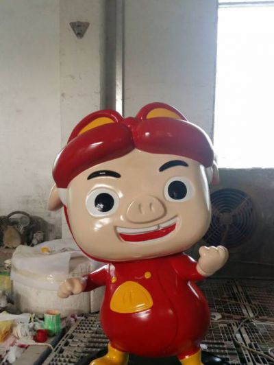 动画片人物玻璃钢卡通猪猪侠博鱼网页版