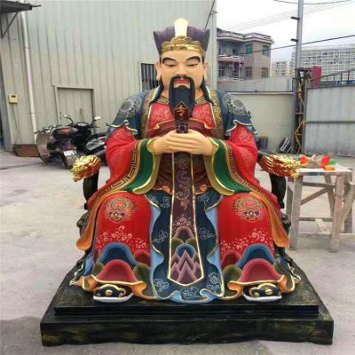 户外寺庙大型神佛玻璃钢彩绘判官博鱼网页版