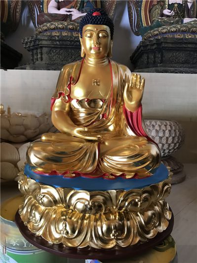 不锈钢喷金烤漆家居供奉神佛三宝佛博鱼网页版