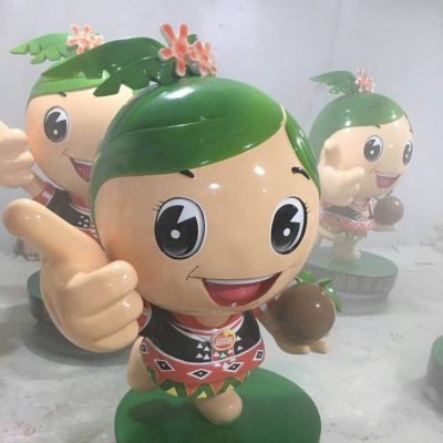 店铺户外玻璃钢抽象景观卡通人物博鱼网页版
