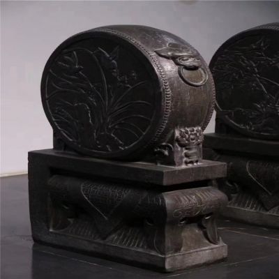 庭院酒店门口仿古青石石雕抱鼓石博鱼网页版