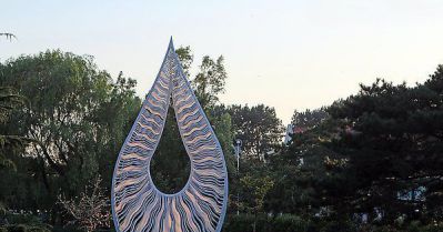 户外抽象纹路水滴博鱼网页版