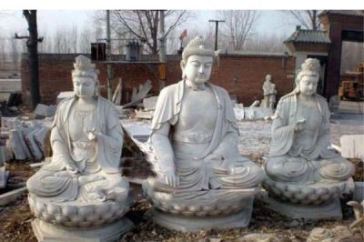 寺庙庭院大理石东方三圣博鱼网页版