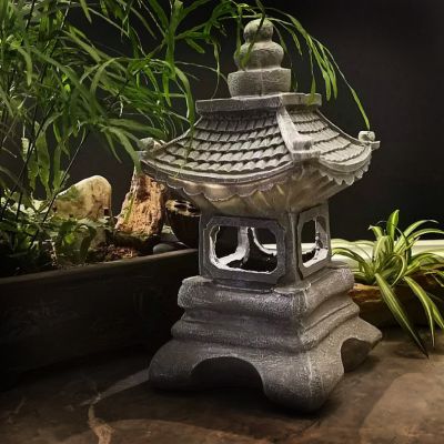 别墅景观室内摆放复古创意石灯博鱼网页版摆件