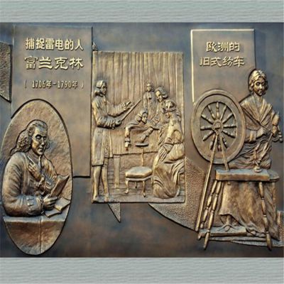 广场校园铜浮雕壁画书籍人物博鱼网页版摆件