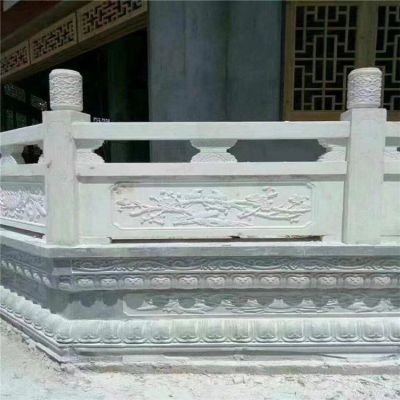 汉白玉石雕园林庭院栏板栏杆博鱼网页版