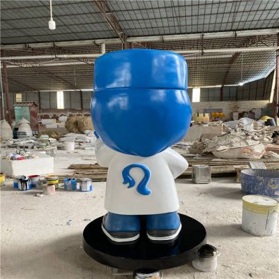 商场大型玻璃钢卡通公仔博鱼网页版摆件