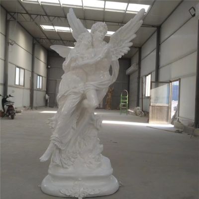 玻璃钢仿汉白玉欧式西方天使人物小品景区景观博鱼网页版