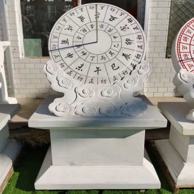 校园大理石石雕古代计时器日晷博鱼网页版