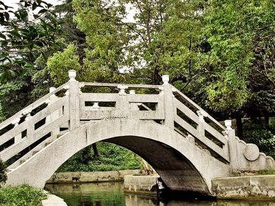 园林水景大理石拱桥镂空栏杆博鱼网页版