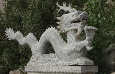 户外广场汉白玉石雕龙博鱼网页版