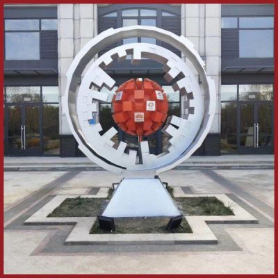 不锈钢抽象创意公司企业圆环博鱼网页版