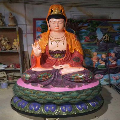 玻璃钢彩绘寺庙大型景观菩萨观音博鱼网页版