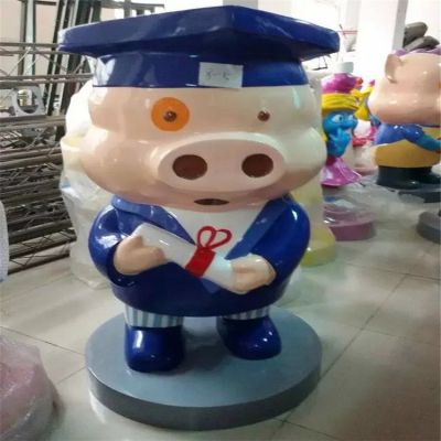 幼儿园玻璃钢卡通公仔猪博鱼网页版