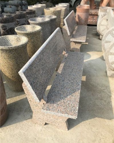 天然大理石花岗岩休息长石凳公园广场摆件