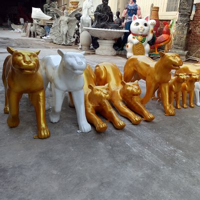公园广场不锈钢电镀烤漆喷漆豹子个性博鱼网页版