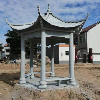 大理石石雕户外园林景观凉亭博鱼网页版