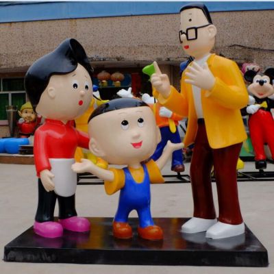 儿童乐园摆放玻璃钢卡通动漫人物公仔博鱼网页版
