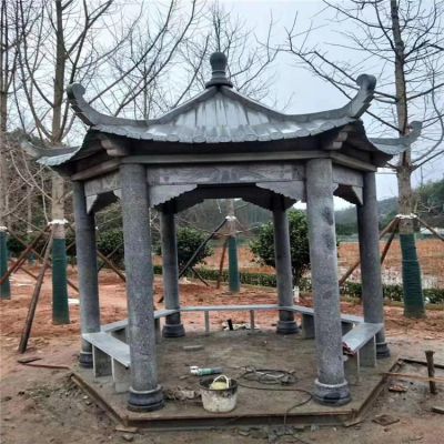 公园大理石石雕景观中式凉亭博鱼网页版