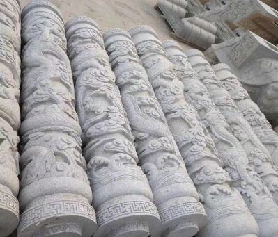 建筑园林景区摆放华表盘龙柱装饰品