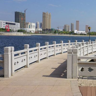 城市公园湖边装饰花岗岩扶手栏杆栏板