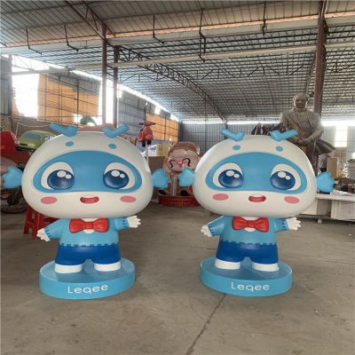 商场店铺玻璃钢彩绘卡通公仔摆件