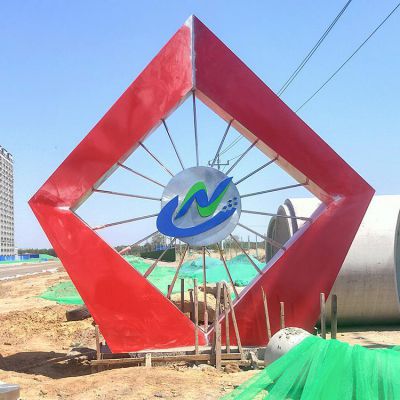 大型精神堡垒 地产标志性标识广场校园大型户外摆件