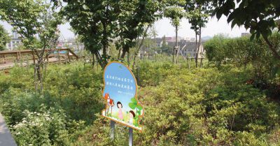 花园卡通不锈钢爱护环境标语牌博鱼网页版