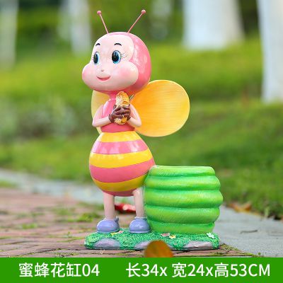 游乐园操场摆放卡通采蜜玻璃钢蜜蜂博鱼网页版