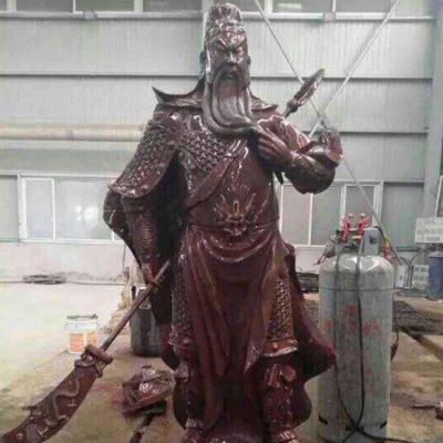 玻璃钢仿铜园林寺庙景观武财神博鱼网页版