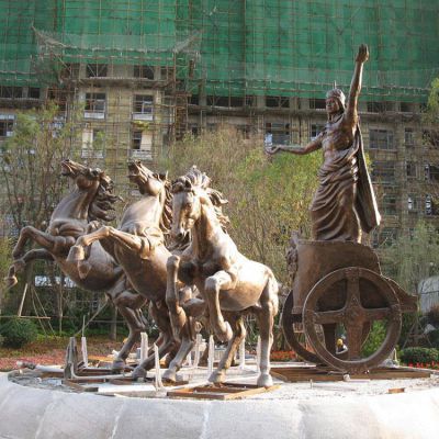 玻璃钢太阳神阿波罗战车 广场步行街景区博鱼网页版