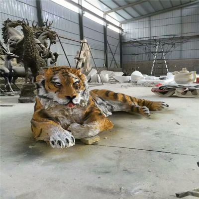 仿真园林景观玻璃钢老虎博鱼网页版