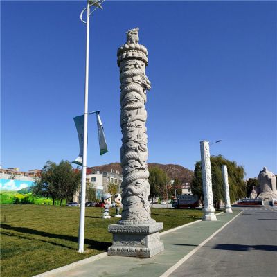 户外街道大理石石雕浮雕文化柱博鱼网页版