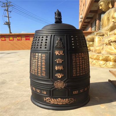 观音禅寺篆刻经文青铜钟