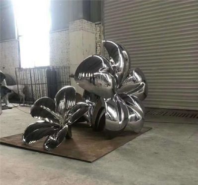 不锈钢植物镜面抽象工艺荷花博鱼网页版