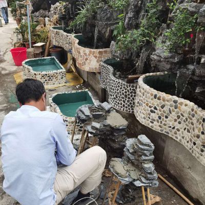 真石假山流水庭院人造假山室内外景观设计造景博鱼网页版