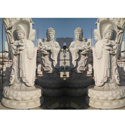 大理石石雕户外园林景观送子观音博鱼网页版