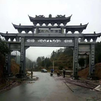 城镇乡村大理石石雕大型石牌坊博鱼网页版
