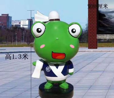 户外呆萌玻璃钢青蛙博鱼网页版