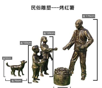 步行街不锈钢烤红薯小品人物博鱼网页版