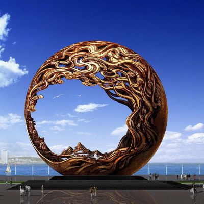 城市广场文化云海仙境不锈钢创意景观博鱼网页版