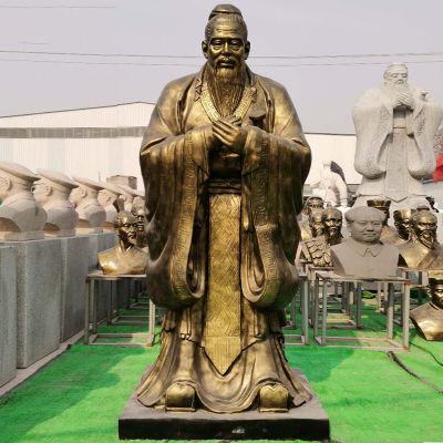 景点广场摆放玻璃钢孔子博鱼网页版