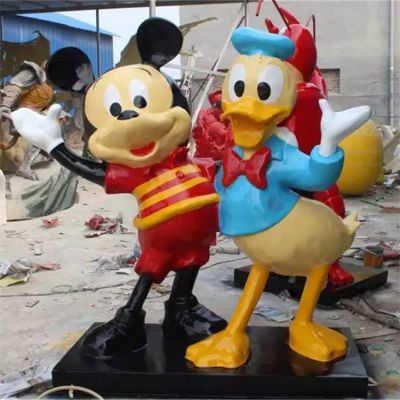 玻璃钢卡通户外园林米老鼠唐老鸭博鱼网页版