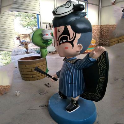 商场户外玻璃钢卡通戏曲人物博鱼网页版